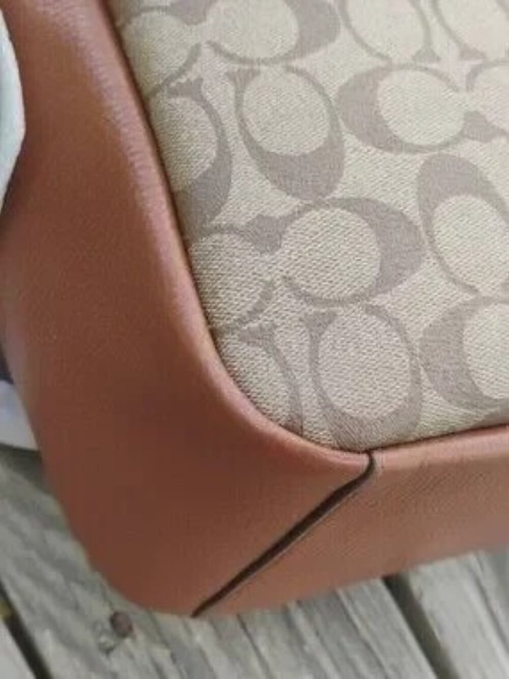 Coach NEW 2pc $705 SET Pennie Shoulder Bag Signature Canvas & NWT $228Wallet - Picture 8 of 10